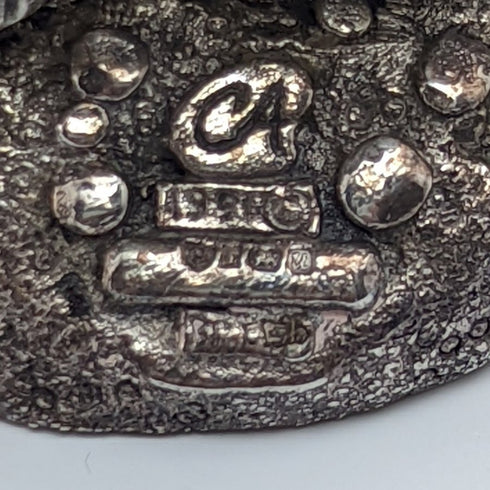 Sterling Silver Sculpture Squirrel Object 263g Height 8.5cm British Country Artists